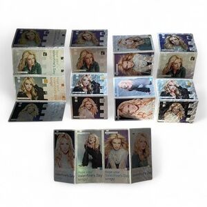 Y2K Britney Spears 20ct Foil Valentine’s Day Cards VTG 2001 Paper Magic Group